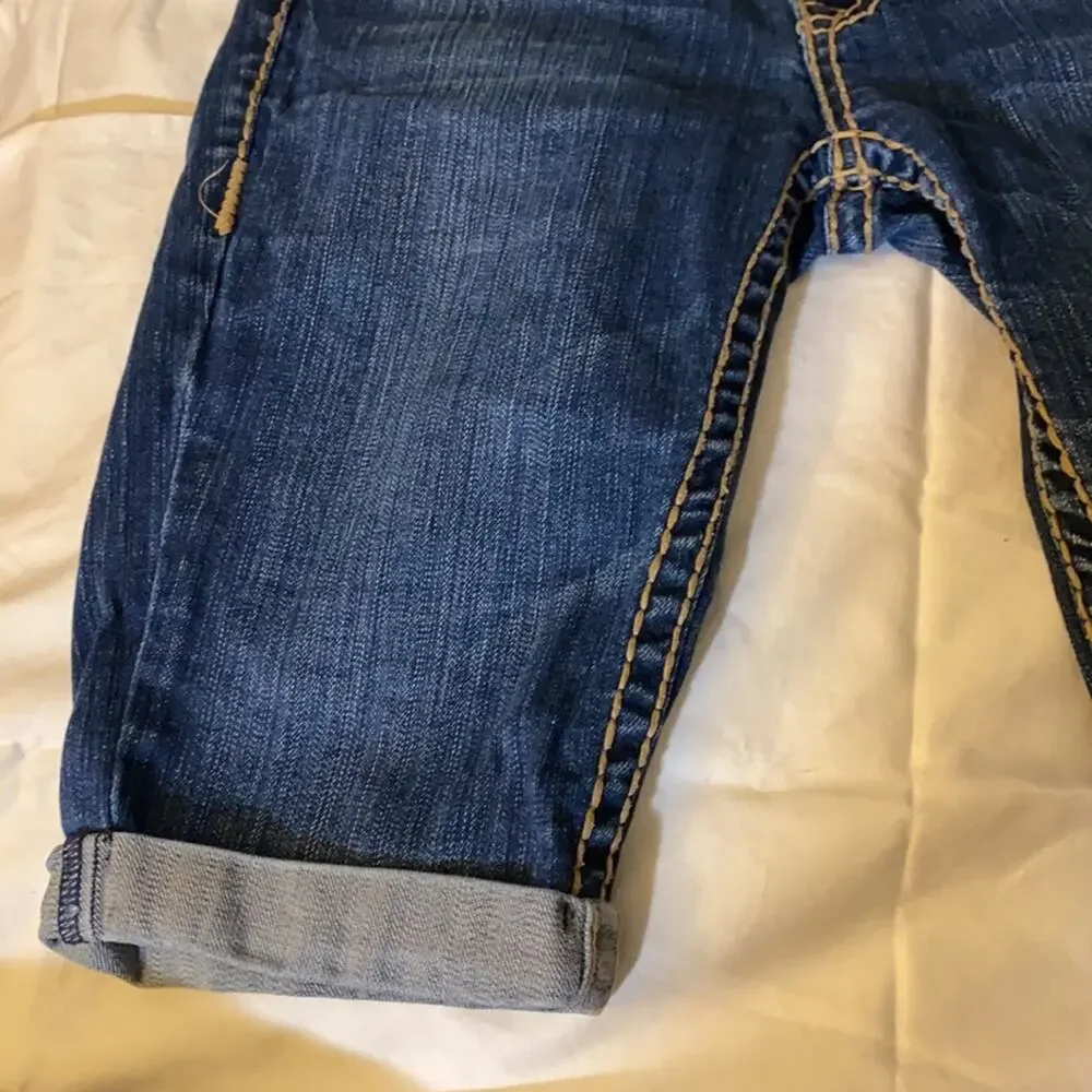 -LA IDol cuffed Bermuda denim shorts